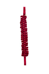 Velvet Ties Ribbon Wrap - Red