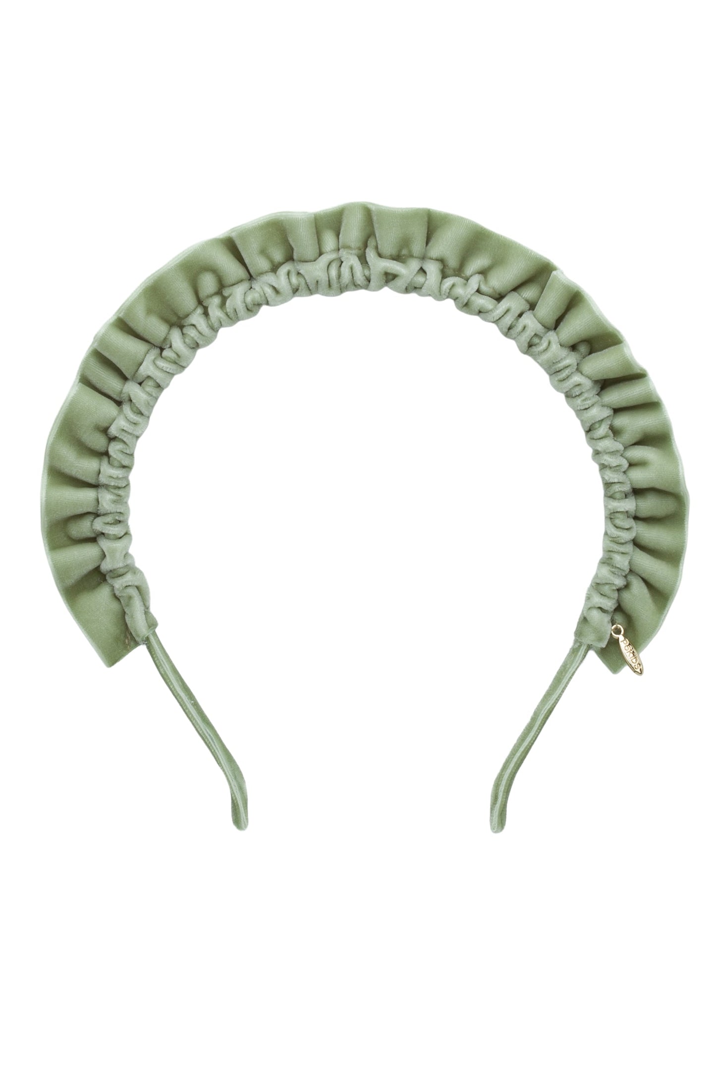 Tutu Velvet Headband - Antique Green
