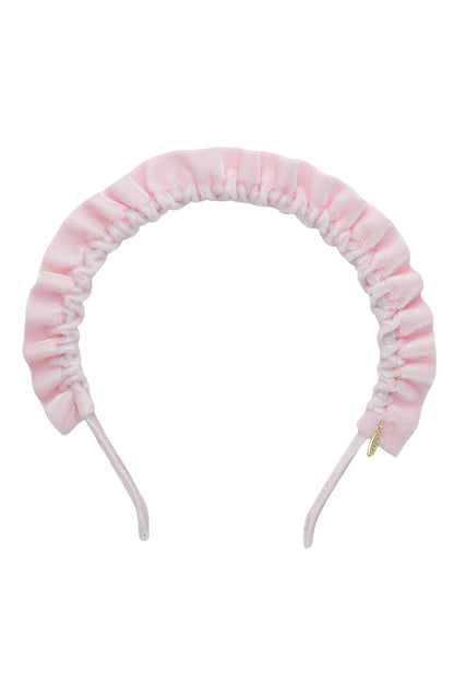 Tutu Velvet Headband - Baby Pink