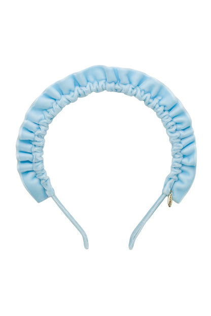 Tutu Velvet Headband - Light Blue