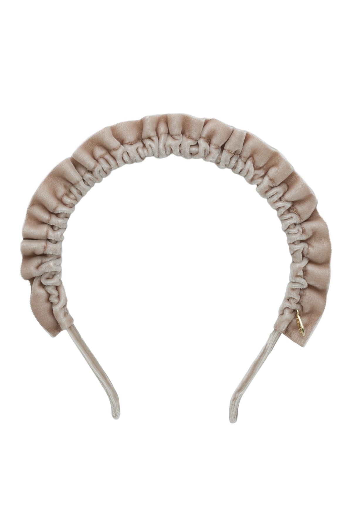 Tutu Velvet Headband - Taupe