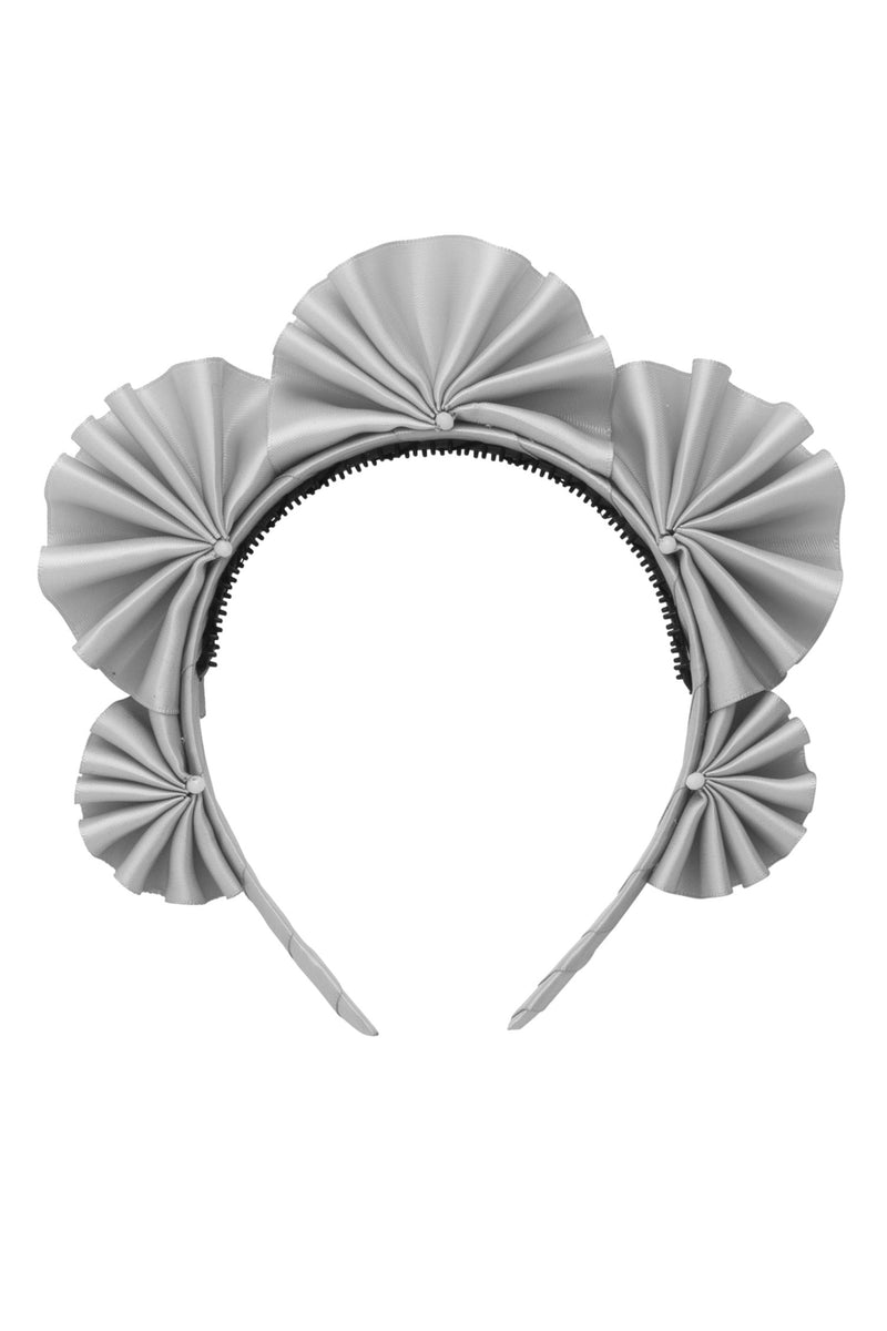 Accordion Headband - Light Silver
