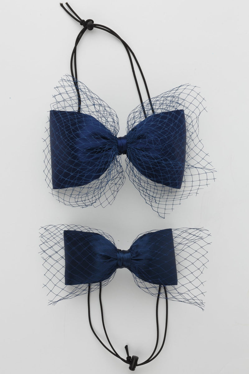 Avant Garde Bow Grand - Navy - PROJECT 6, modest fashion
