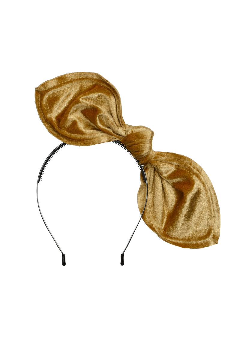 Bubble Ear - Gold Velvet - PROJECT 6, modest fashion
