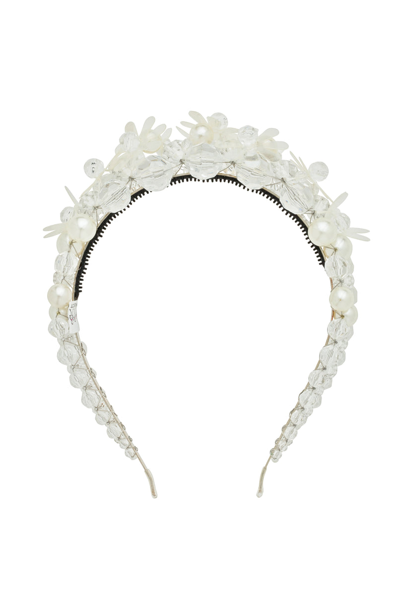 Buds & Blooms Headband - Crystal Clear