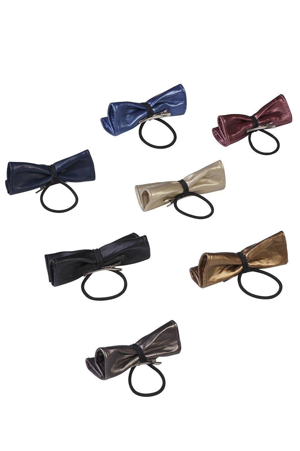 Butterfly Leather Clip/Pony (1 pc) - Pewter - PROJECT 6, modest fashion
