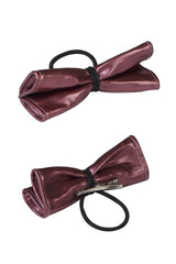 Butterfly Leather Clip/Pony (1 pc) - Raspberry - PROJECT 6, modest fashion