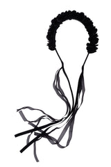 Carnation Hard Headband - Black