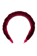 Coronation Day Headband - Burgundy Velvet - PROJECT 6, modest fashion