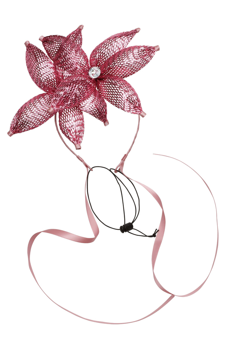 Double Mesh Orchid Wrap - Bright Pink - PROJECT 6, modest fashion