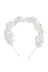 Floral Crown - White - PROJECT 6, modest fashion
