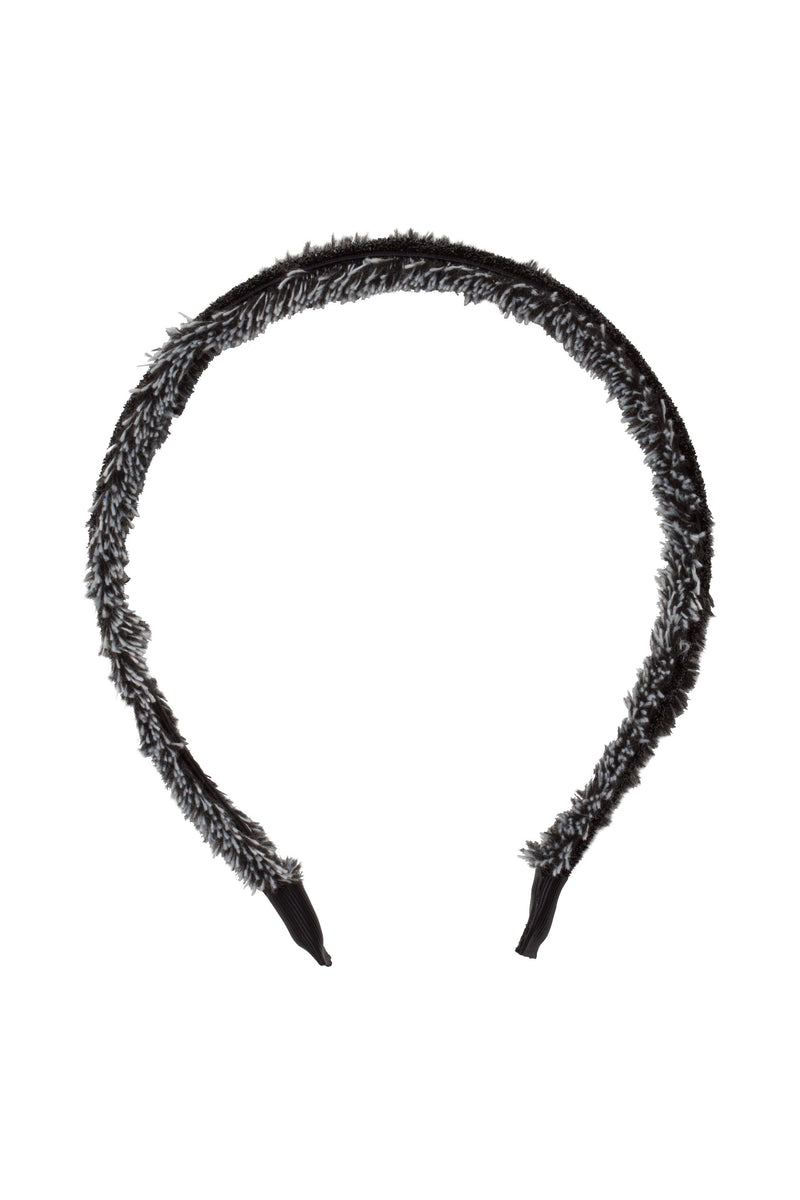 Flat Fringe Headband - Black/White - PROJECT 6, modest fashion