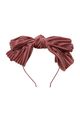 Floppy Velvet Stripe Headband - Rose - PROJECT 6, modest fashion