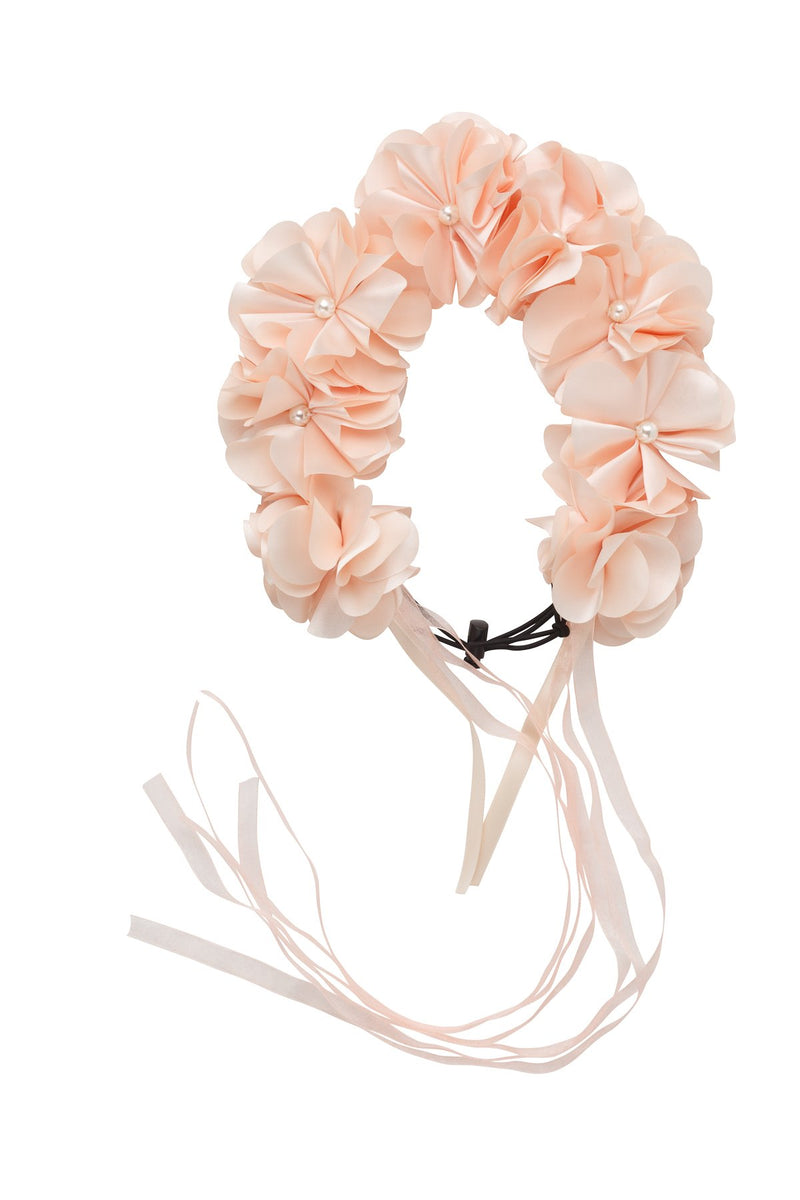 Floral Wreath Full - Light Peach - PROJECT 6, modest fashion