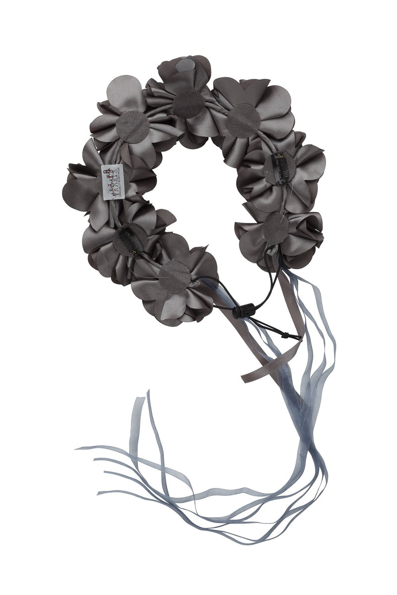 Floral Wreath Full - Charcoal - PROJECT 6, modest fashion