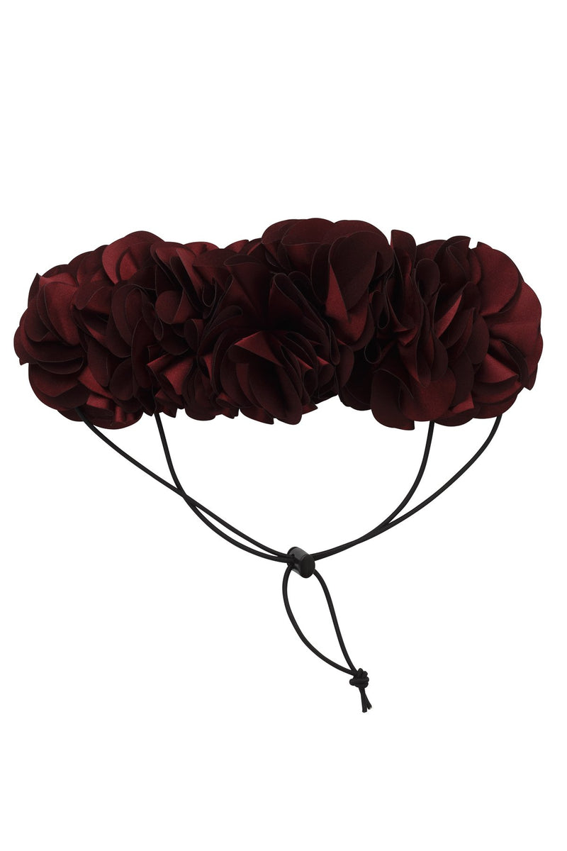 Floral Wreath Petit - Burgundy - PROJECT 6, modest fashion