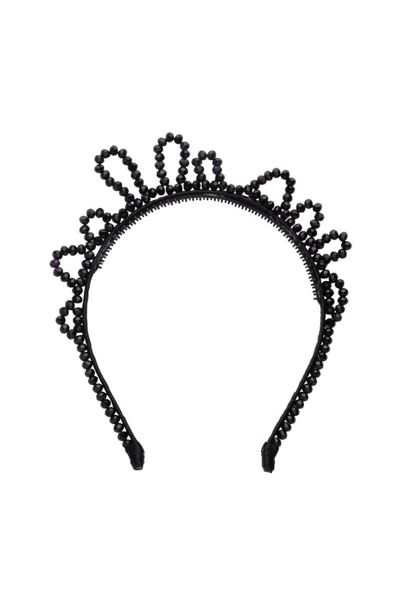 Glass Princess Headband - Black