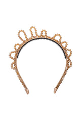 Glass Princess Headband - Gold
