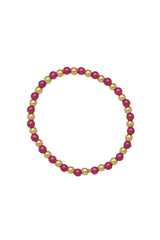 Golden Hour Bracelet A - Gold/Purple Raspberry