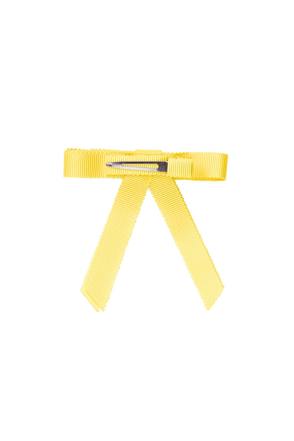 Grosgrain Bow Clip Set (2) - Lemon - PROJECT 6, modest fashion