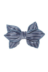 Growing Orchid Clip - Blue Velvet Stripe - PROJECT 6, modest fashion