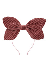 Growing Orchid Headband - Rose Velvet Stripe - PROJECT 6, modest fashion