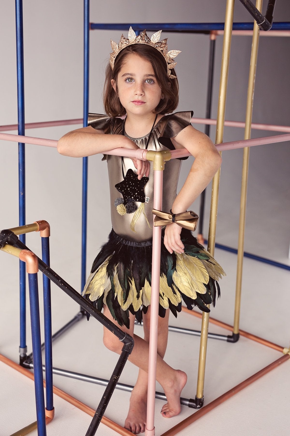 Butterfly Leather Clip/Pony (1 pc) - Raspberry - PROJECT 6, modest fashion