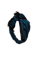 Knot Fringe Wrap - Teal - PROJECT 6, modest fashion