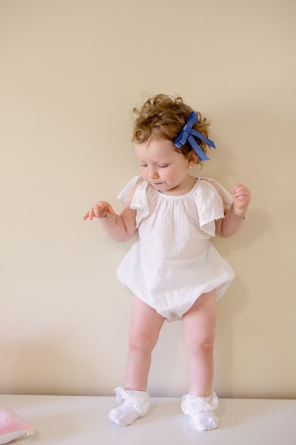 Grosgrain Bow Clip Set (2) - Lemon - PROJECT 6, modest fashion