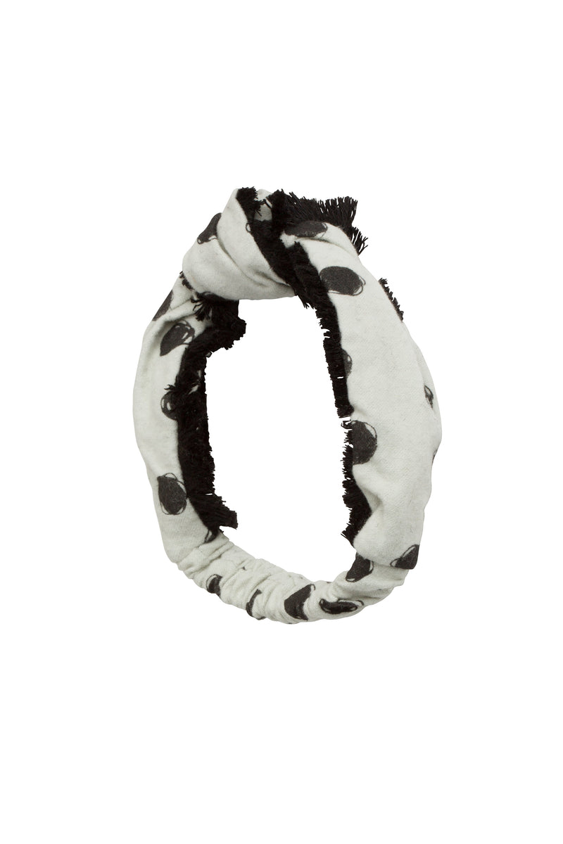 Knot Fringe Wrap - Wool Dot - PROJECT 6, modest fashion