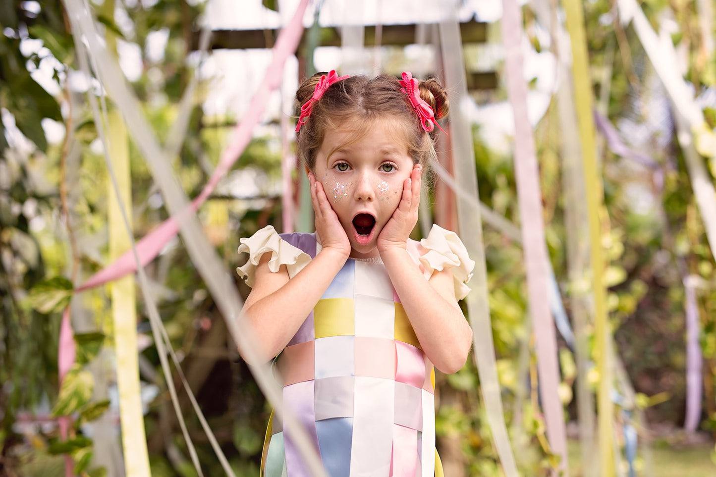 Grosgrain Bow Clip Set (2) - Lemon - PROJECT 6, modest fashion