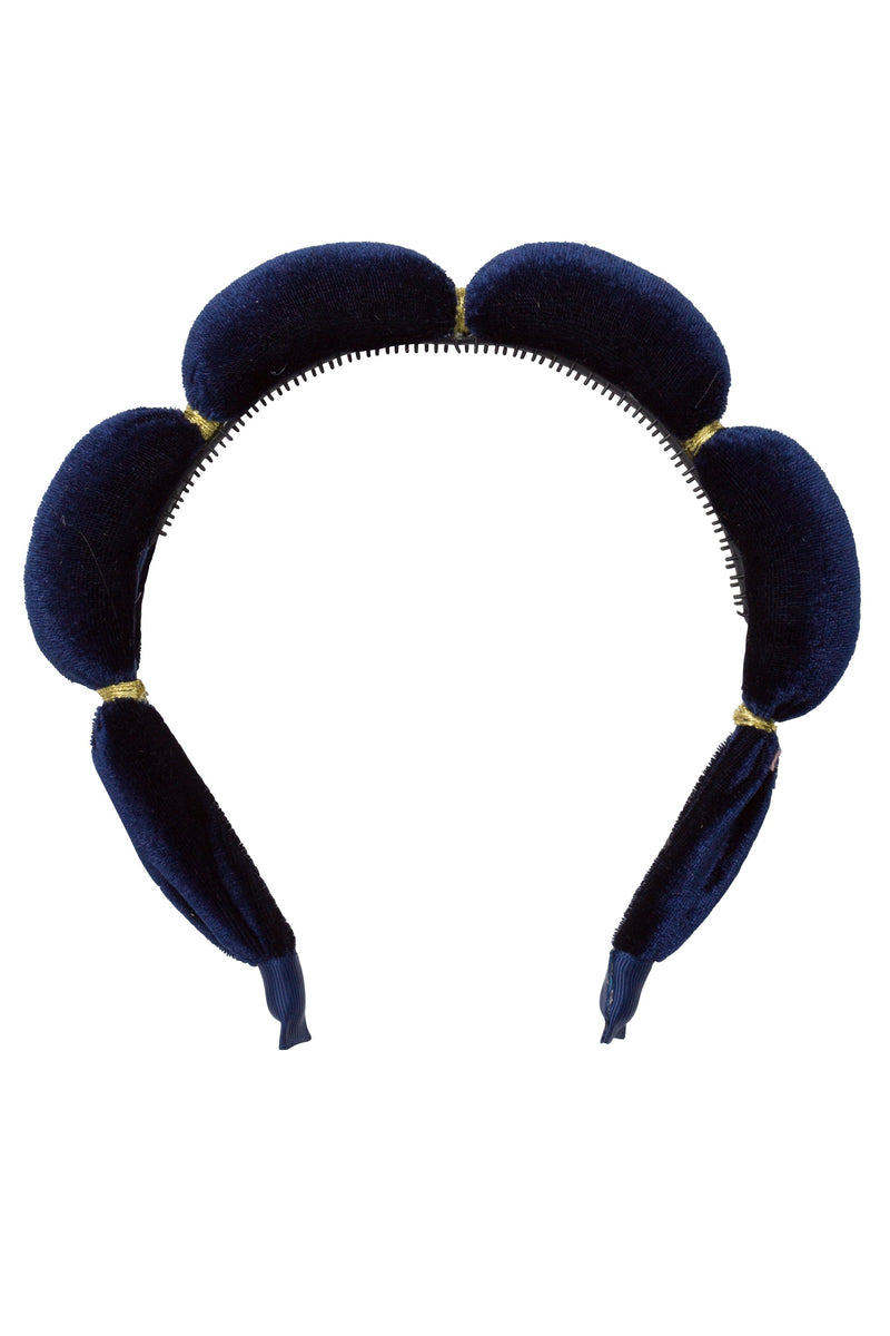 Jasmin Headband - Navy Velvet - PROJECT 6, modest fashion