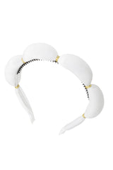 Jasmin Headband - White Velvet - PROJECT 6, modest fashion