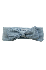 Knitted Bow Wrap - Blue - PROJECT 6, modest fashion