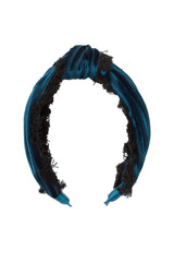 Knot Fringe Headband - Teal - PROJECT 6, modest fashion