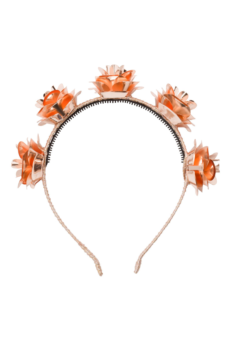 Lonely Roses Headband - Rose Gold - PROJECT 6, modest fashion