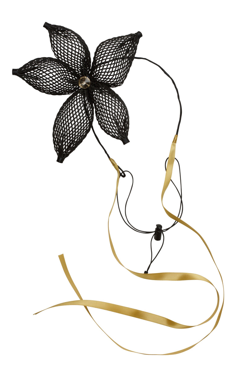 Mesh Orchid Wrap - Black - PROJECT 6, modest fashion