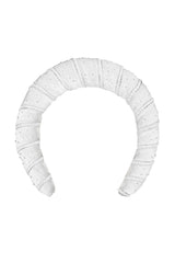 Min Headband - White Velvet