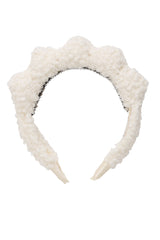 Fuzzy Mountain Queen Headband - Ivory Fur
