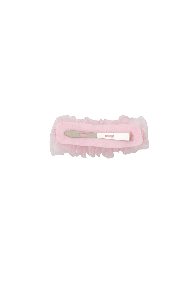 Organza Bunches Clip - Pink