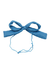 Party Bow Taffeta Wrap - Blue Sky - PROJECT 6, modest fashion