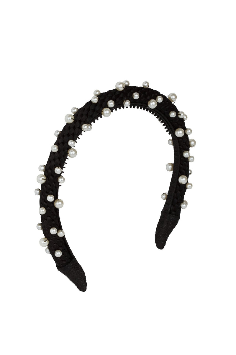 Pearl Queen Women's Headband - Black - PROJECT 6, modest fashion