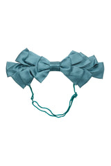 Pleated Ribbon Wrap - Teal - PROJECT 6, modest fashion