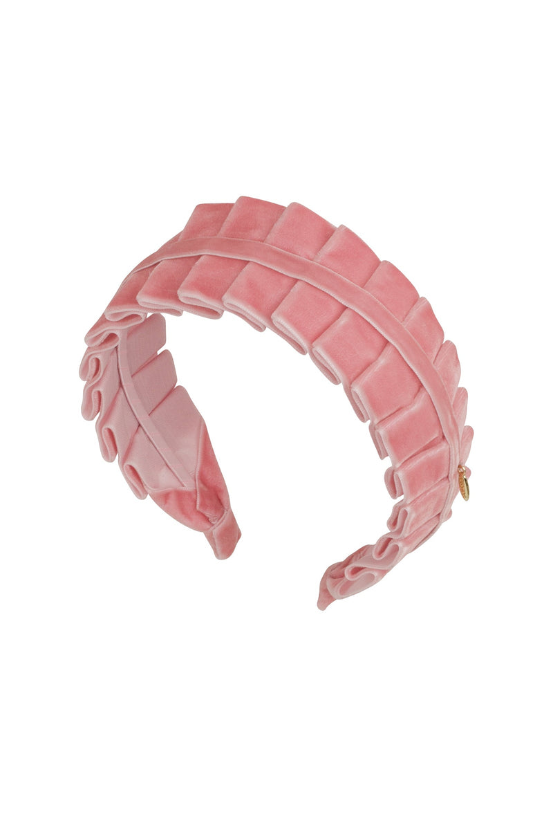 Pristine Pleats Headband - Pink