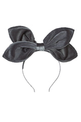 Growing Orchid Velvet Headband - Grey - PROJECT 6, modest fashion