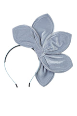 Five Petals Velvet Headband - Antique Blue - PROJECT 6, modest fashion