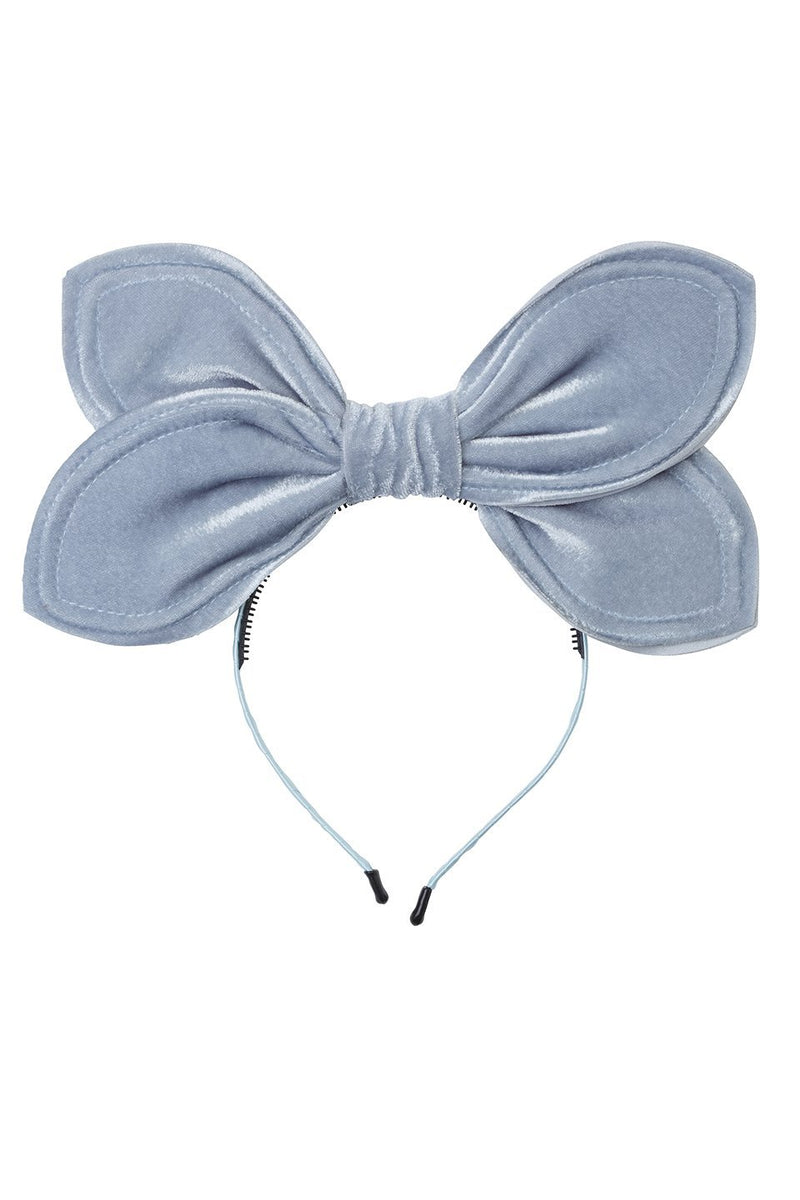 Growing Orchid Velvet Headband - Antique Blue - PROJECT 6, modest fashion