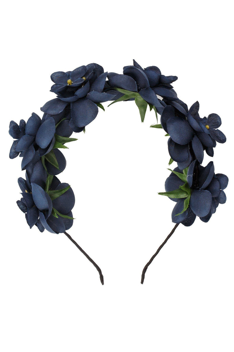 Floral Crown - Navy - PROJECT 6, modest fashion