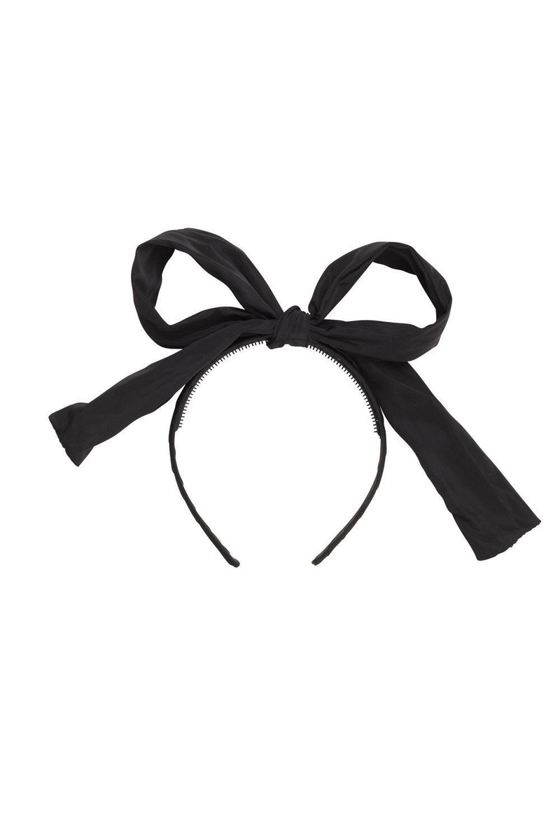 Party Bow Taffeta - Black - PROJECT 6, modest fashion