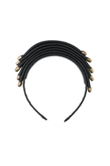 Rainbow Leather Headband - Black - PROJECT 6, modest fashion